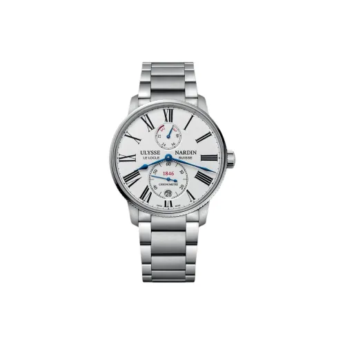 ULYSSE NARDIN Автоматический Механический Часы Мужские Nautical Collection 42 мм Белые