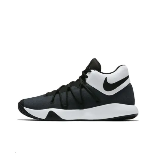 Nike KD Trey 5 V Амортизация Износостойкий MID Топ Баскетбольные кроссовки Мужской Черный Белый