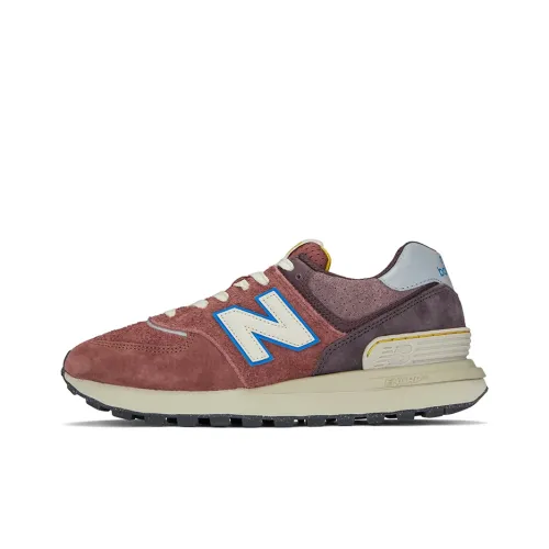 New Balance NB 574 Беговые кроссовки Низкий верх Кирпично-красный Темно-фиолетовый Мужской
