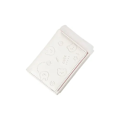 HAWA ПУ (полиуретан) Держатель для карт кошелек Стандартный Женский Белый Розовый Черный Синий Зеленый