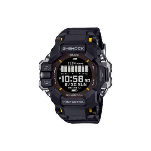 CASIO Кварцевый механизм Смольный ремешок Часы для мужчин Черный циферблат