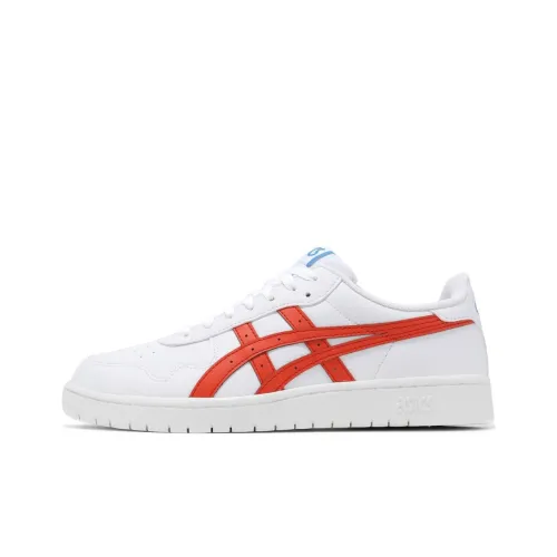 Asics JAPAN S Low Топ Скейтборд Кроссовки Унисекс Белый Красный