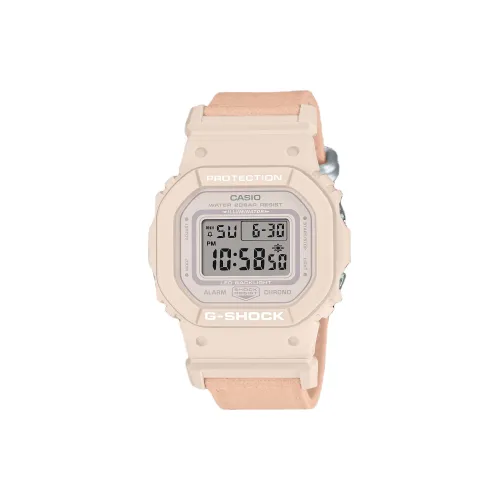 CASIO Кварцевый механизм 100% хлопок ремешок часы женский серый циферблат