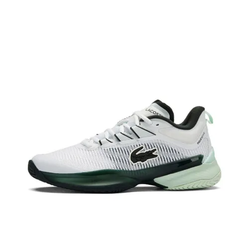 LACOSTE Низкий топ Повседневная обувь Женская Белый Зеленый