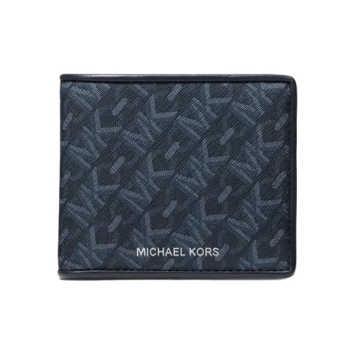 MICHAEL KORS Hudson Кошелек из искусственной кожи мужской темно-синий