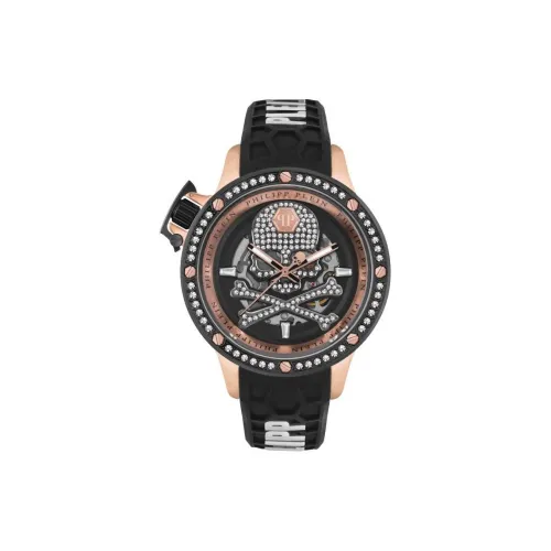 PHILIPP PLEIN Автоматический Механический Механизм Мужские Часы 46mm*15mm Черный