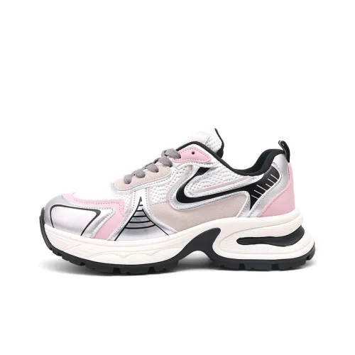 Mr.shang Амортизация Износостойкие Низкие Топ Кроссовки с Толстой Подошвой Женские