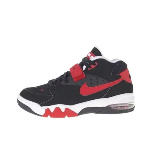 Nike Air FORCE Ma Амортизация Износостойкий MID Топ Баскетбольные кроссовки Мужской Черный Красный