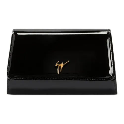 Giuseppe Zanotti GZ Artificial Leather Handbag Crossbody Bag Medium Women's Black