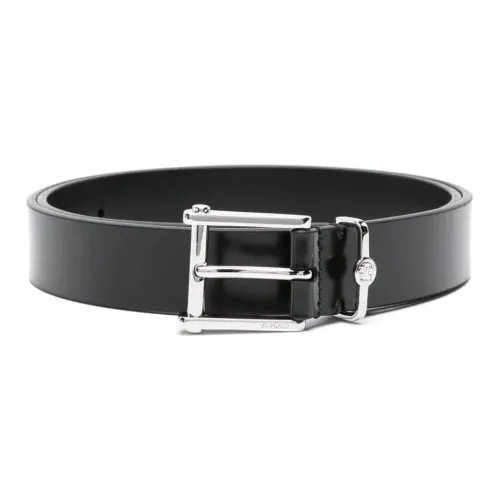 FANSIZHE Телячья кожа Кожаные ремни Мужской Черный Ширина 3 см