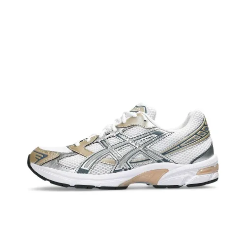 Asics Gel 1130 Беговые кроссовки Низкий топ Белый Серебряный Коричневый Унисекс