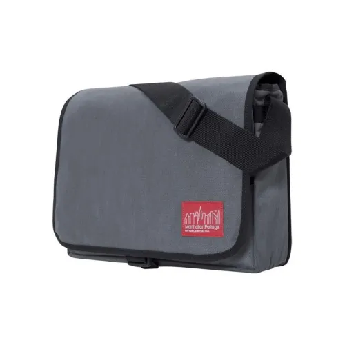 Manhattan Portage Cordura® Классическая тканевая сумка через плечо среднего размера унисекс серая