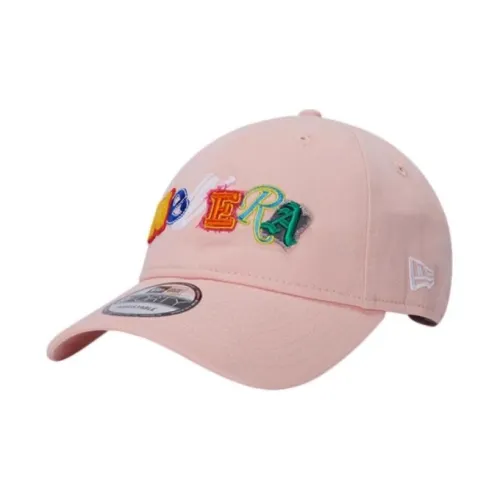 New Era Хлопковые кепки унисекс розовые