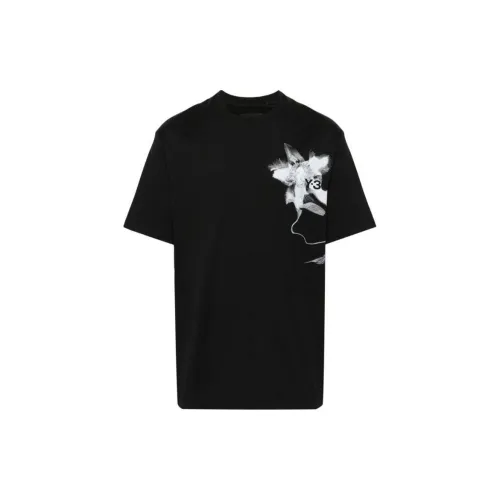 Y 3 Черные Мужские T-Рубашки