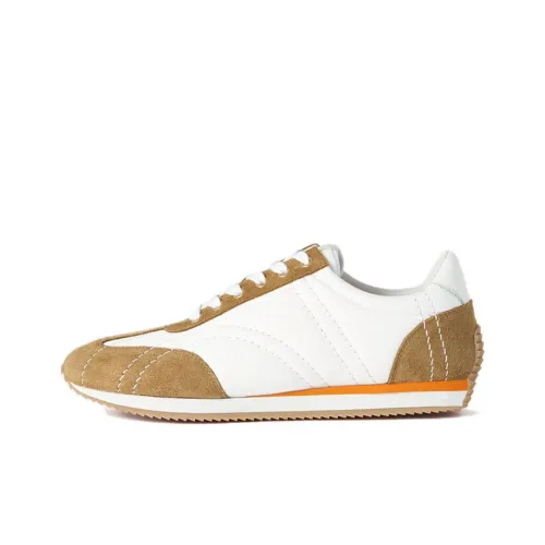 TOTEME Низкий топ Повседневная обувь Женская Белый Коричневый