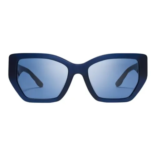 TORY BURCH Нерегулярная форма Солнцезащитные очки Женские Синий