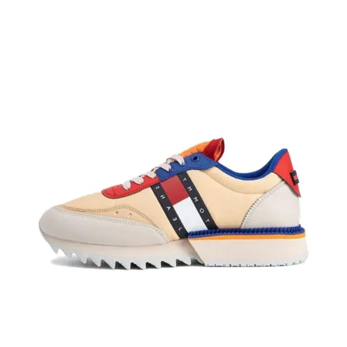 Tommy Hilfiger Низкий топ Повседневная обувь Мужская Синий Красный Оранжевый