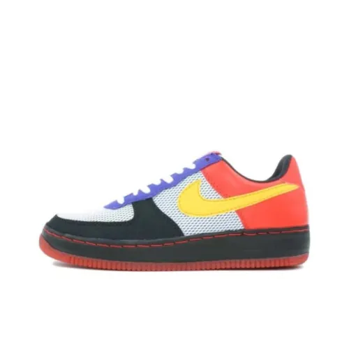 Nike Air Force 1 Амортизация Износостойкие Низкие Кроссовки для скейтбординга Женские Красные