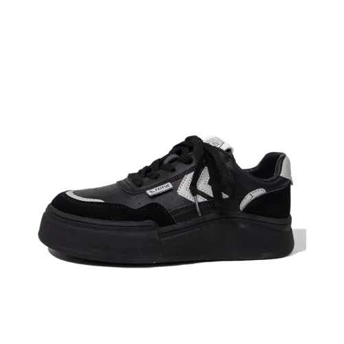 Feiyue Скейтборд Кроссовки Низкие Черные/Светло-Серые Женские