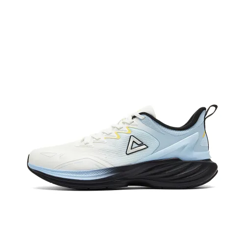 PEAK Беговые кроссовки Низкий Топ Экрю/Лунный Синий Мужской