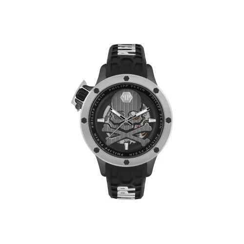 PHILIPP PLEIN Автоматический Механический Механизм Мужские Часы 46mm*15mm Черный