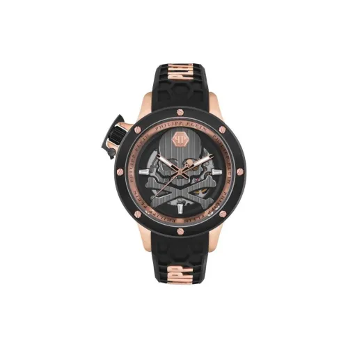 PHILIPP PLEIN Автоматический Механический Механизм Мужские Часы 46mm*15mm Черный