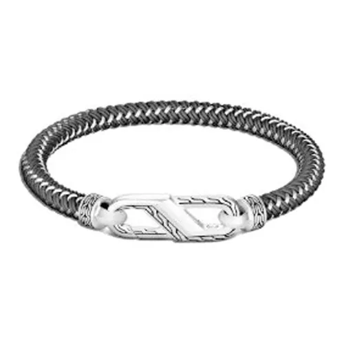 JOHN HARDY Нержавеющая сталь Серебряный браслеты Мужской Серебряный