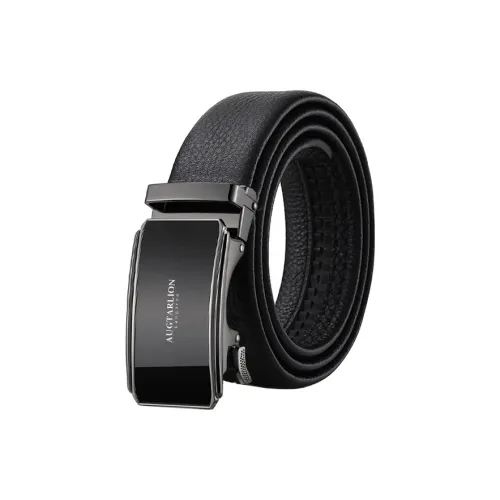 AUGTARLION Повседневный Универсальный Бизнес Костюм Автоматическая Застежка Кожаные Ремни Мужской Черный 3,5 см