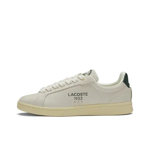 LACOSTE Скейтборд Кроссовки Низкие Топ Экрю/Светло-Желтый Женские