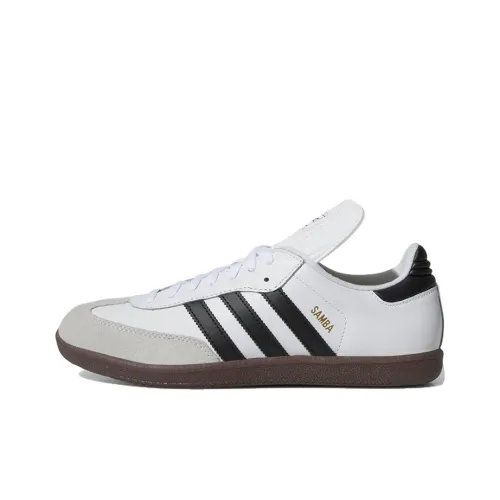 Adidas Originals Samba Classic Low Top Скейтборд Кроссовки Мужские Белый Черный