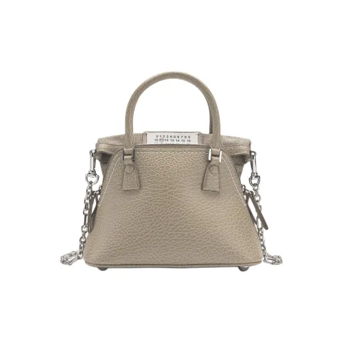 Maison Margiela 5AC GRAIN LEATHER Сумка через плечо Сумка Micro Женская Светлый Умбра