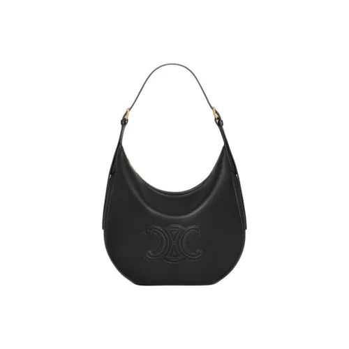 CELINE Heloise Телячья кожа Сумка через плечо Женская Черная