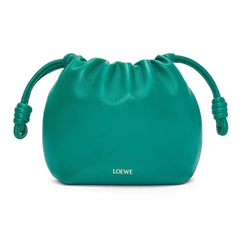 LOEWE Flamenco Nappa Sheepskin Сумка через плечо Сумка Mini Женская Jadeite Зеленый