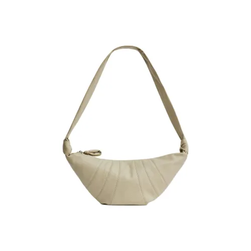 Lemaire Croissant Series GRAIN LEATHER Круассан Сумка через плечо Средняя Унисекс Light Шалфейный Зеленый