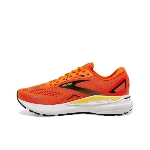 Brooks Adrenaline GTS Износостойкие Дышащие Низкие Беговые кроссовки Мужские Апельсин