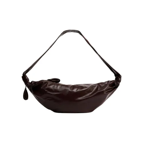 Lemaire Коровья кожа Круассан Сумка Сумка Сумка через плечо Сумка через плечо Средний Женская Roasted Орехи