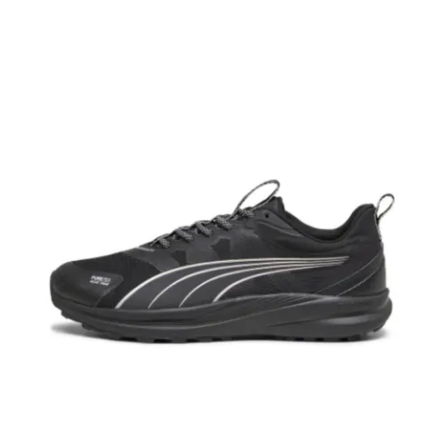 PUMA Redeem Pro Trail PTX Амортизация Износостойкий Низкий Топ Беговые кроссовки Унисекс Черный
