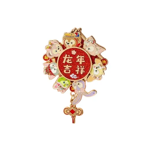 Disney 2024 Chinese New Year Taffy Friends Collection Даффи Линабелл Металлические значки