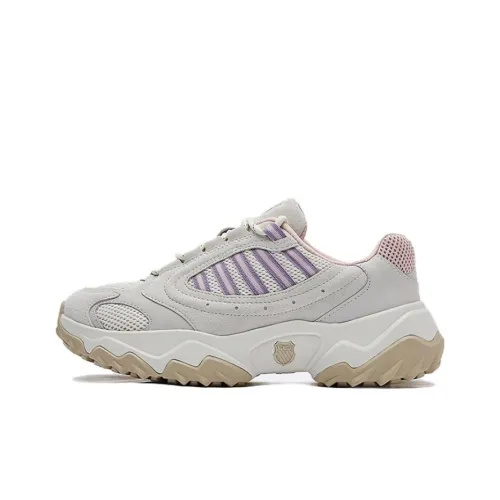 KSWISS противоскользящие низкие топовые кроссовки с толстой подошвой женские серые