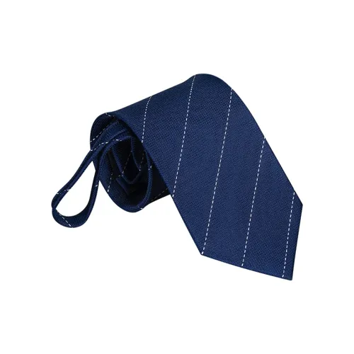 HLA Тутовый шелк Галстуки Мужской Синий