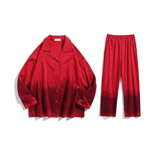 Same Language Мужской, Красный Мужской Пижамные комплекты