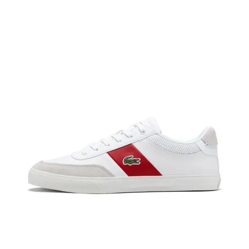 LACOSTE Collaboration Low Топ Скейтборд Кроссовки Мужские Белые