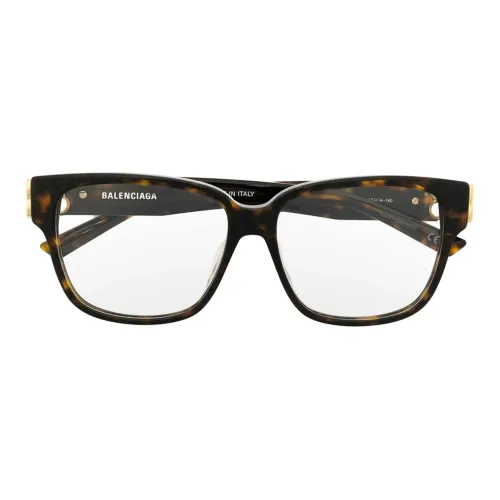 Balenciaga Ацетат Квадратные Оправы для Очков Женские Коричневые