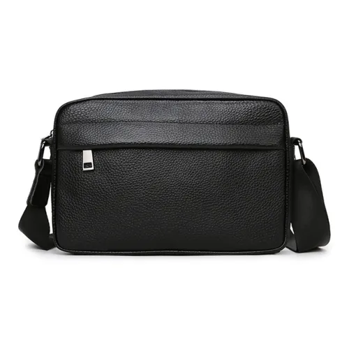 ALNI BITTON Сумка через плечо из синтетической кожи мужская черная