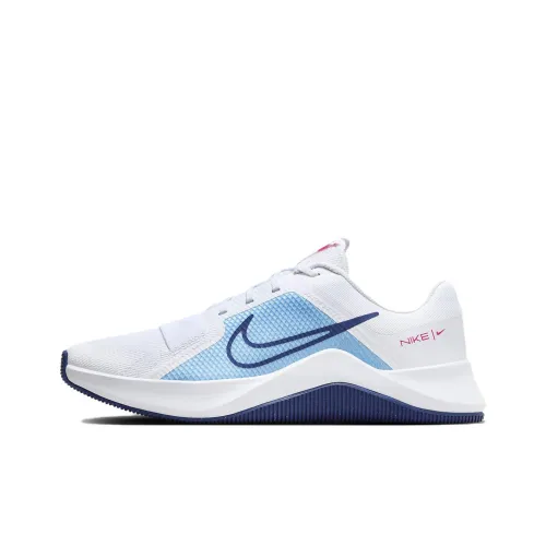 Nike MC Trainer 2 Slip-Resistant Low-Top Training Shoes Men's Blue White Найк MC Trainer 2 противоскользящие низкие кроссовки для тренировок мужские синие белые