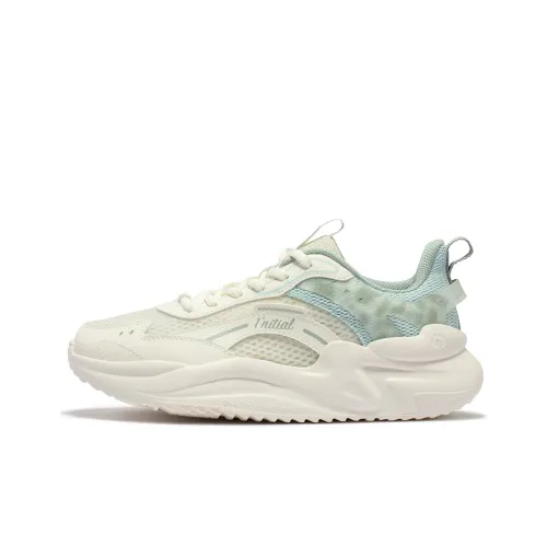 361° Yunshu 3 Амортизация Износостойкий Низкий Топ Casual Женский Белый Зеленый