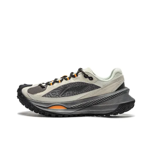 LINING Travel Hero CRC Амортизация Износостойкий Низкий Топ Повседневные Беговые Кроссовки Унисекс Белый Серый