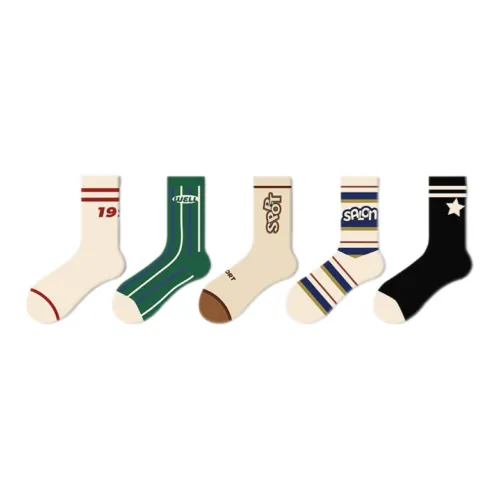 Youle Box Носки Crew Унисекс упаковка из 5 пар