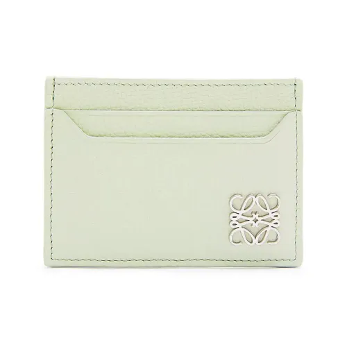 LOEWE Anagram Pebble Текстура Коровья кожа Картхолдер Женские Весна Нефритовый