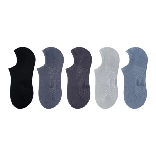 MIIOW No Show Носки Мужские упаковка из 5 пар